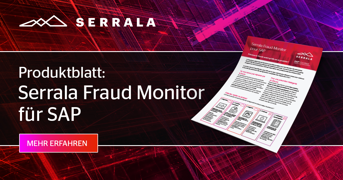 Serrala Fraud Monitor for SAP