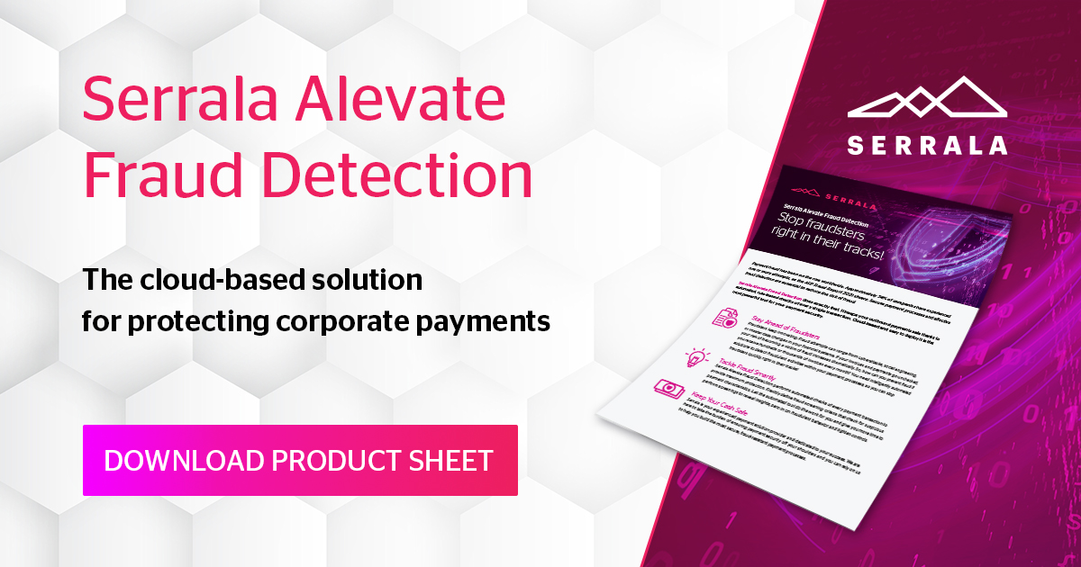 Serrala Alevate Fraud Detection in the Cloud