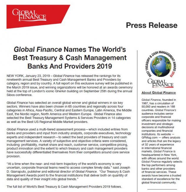 pr global finance award
